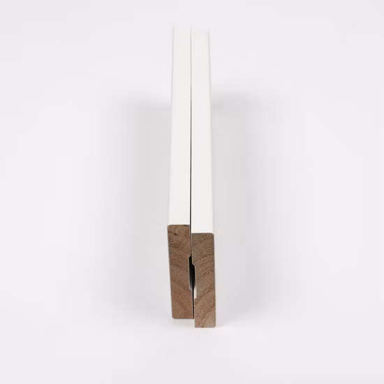 Rongke OEM MDF Teak Legno di pino Primer bianco MDF Trim Modanatura del battiscopa in vinile bianco